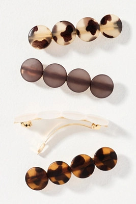 Citrus Barrettes, Set of 4 | Anthropologie (US)