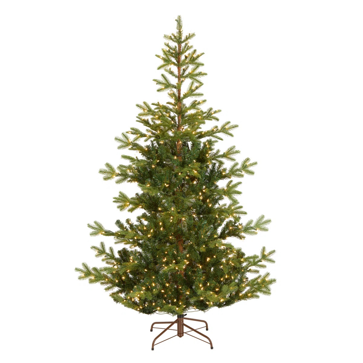 The Holiday Aisle® Norwegian Spruce Tree with Clear Lights & Reviews | Wayfair | Wayfair North America