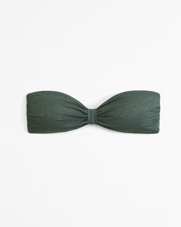 Women's Knot-Front Bandeau Swim Top | Women's Clearance | Abercrombie.com | Abercrombie & Fitch (US)