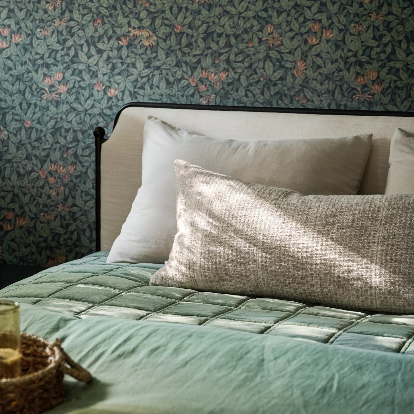 Weekend Velvet Quilt - Dusty Green | Magnolia