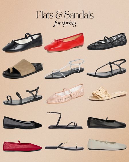 Flats & sandals for spring/summer ☀️