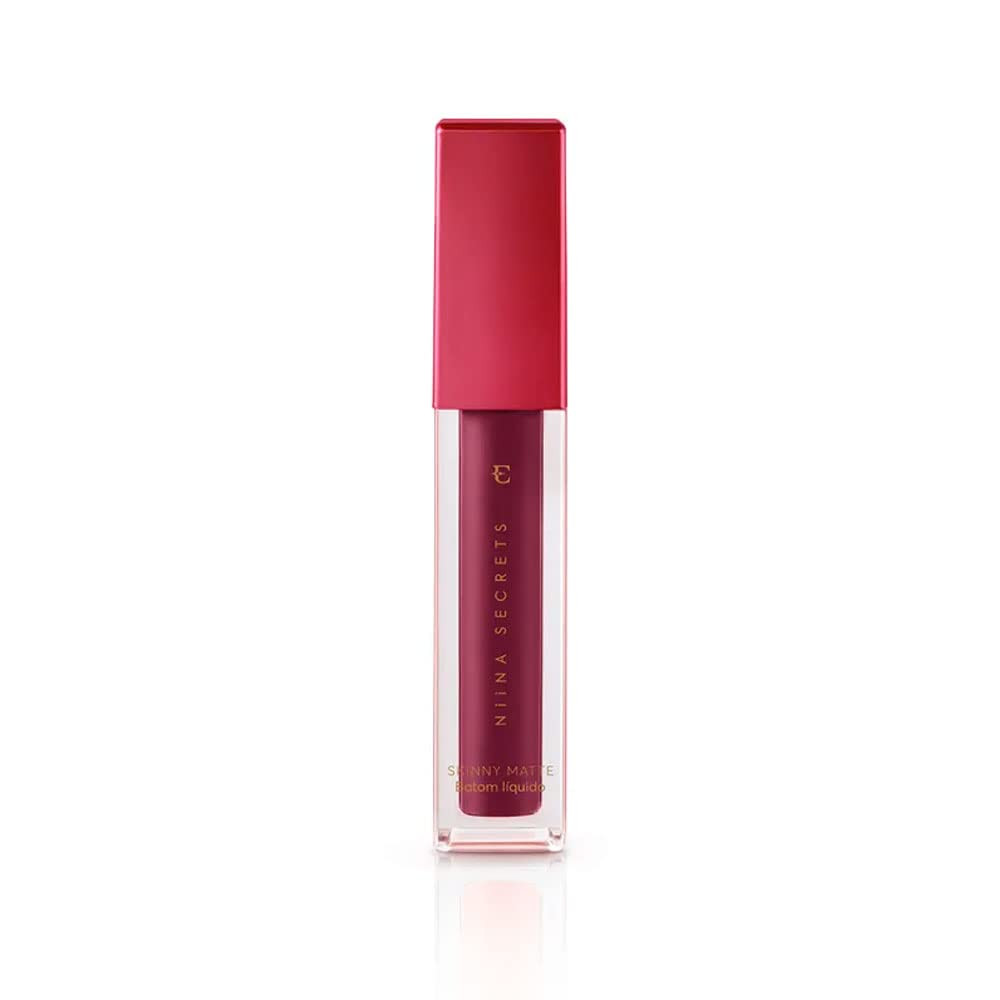 NIINA SECRETS BATOM LIQUIDO SKINNY MATTE VINHO JASMIN 4ML | Amazon (BR)