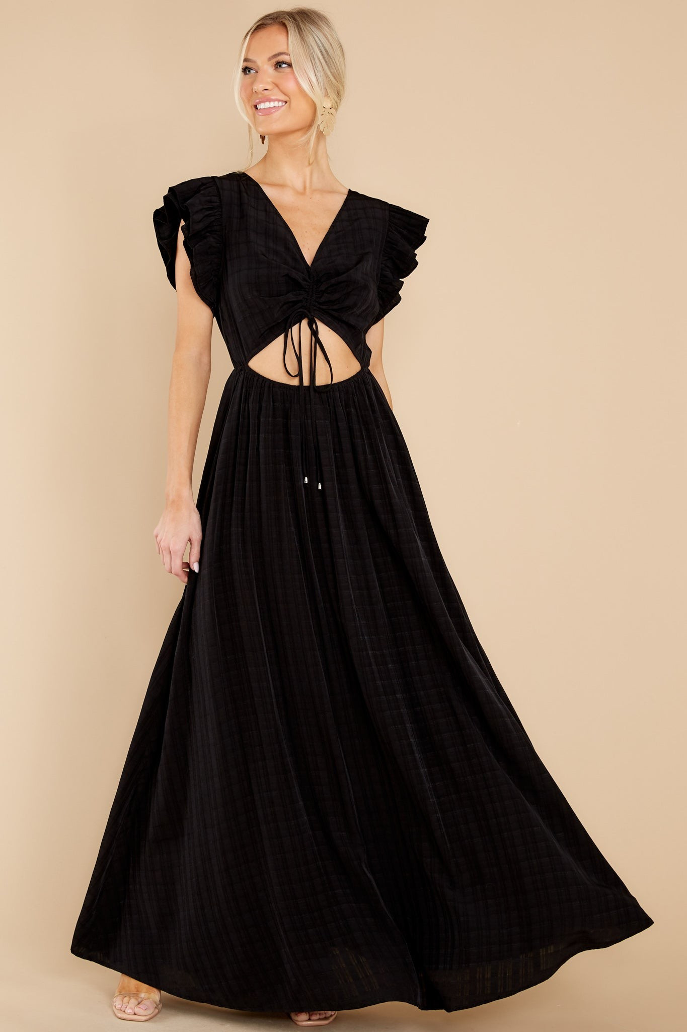 All That Matters Black Maxi Dress | Red Dress 