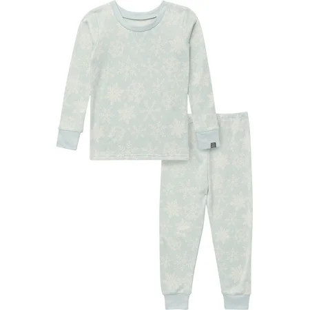 Modern Moments by Gerber Gender Neutral Tight Fitting Christmas Pajama Set, 2-Piece, Sizes 12 Mon... | Walmart (US)