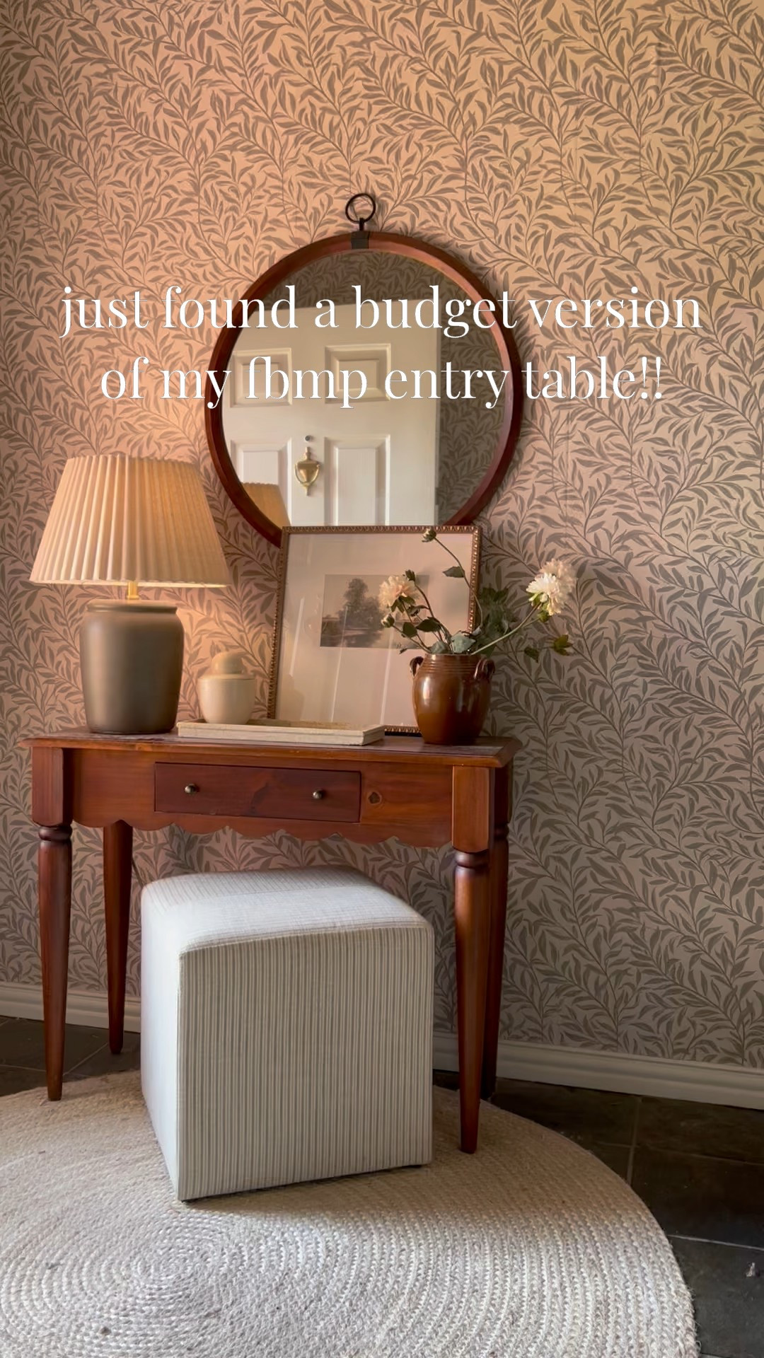 Budget entry table, scalloped table, scalloped furniture, vintage style, budget decor finds

#LTKHome