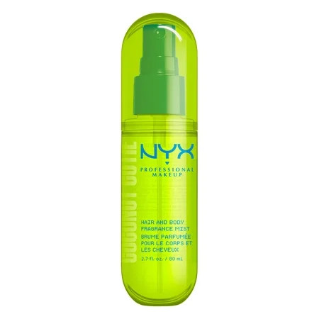 NYX Professional Makeup Fat Oil Tropical Coconut Peach Body Spray Hair Mist, Coconut Cutie, 2.7 fl oz | Walmart (US)