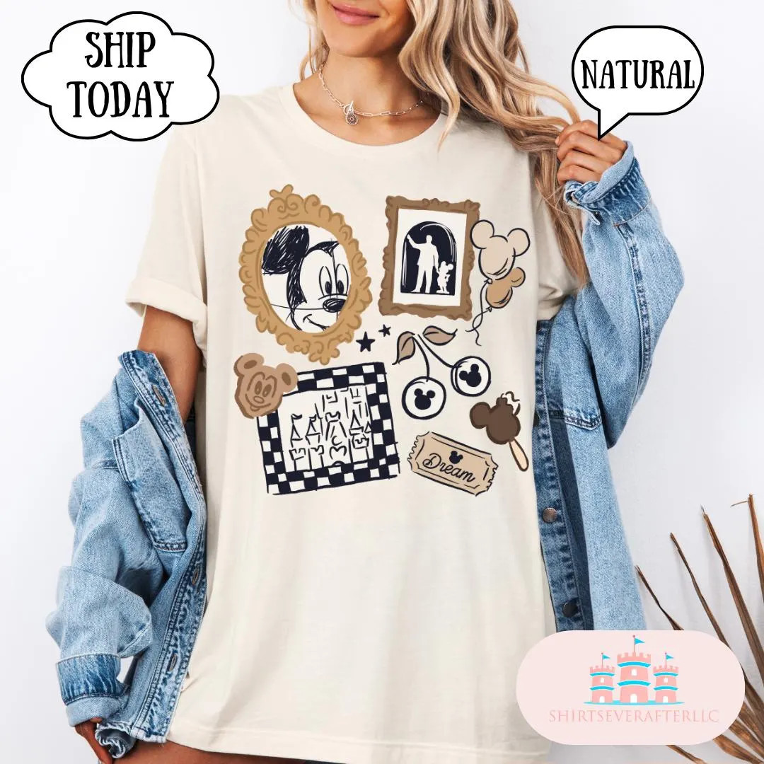 Disney Mickey Checkered Shirt, Vintage Mickey Shirt, Disney Mouse Shirt, Disney Family Trip Shirt... | Etsy (US)