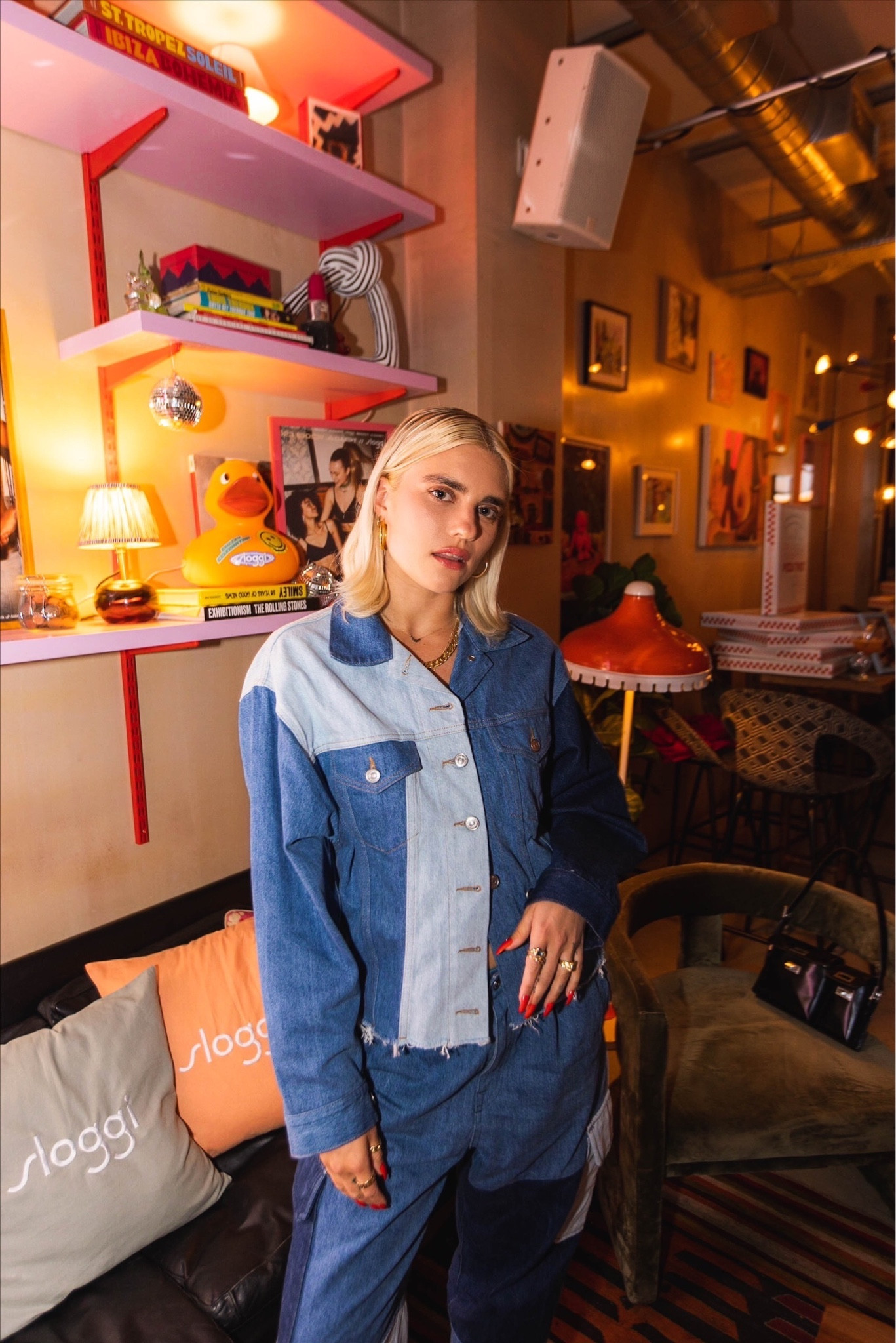 Patchwork denim, oversized denim,  denim jacket, double denim, wide leg jeans, block heels, tartan heels, wolf and badger, Vivienne Westwood, Paris Texas heels, denim shirt 

#LTKstyletip #LTKeurope #LTKSeasonal