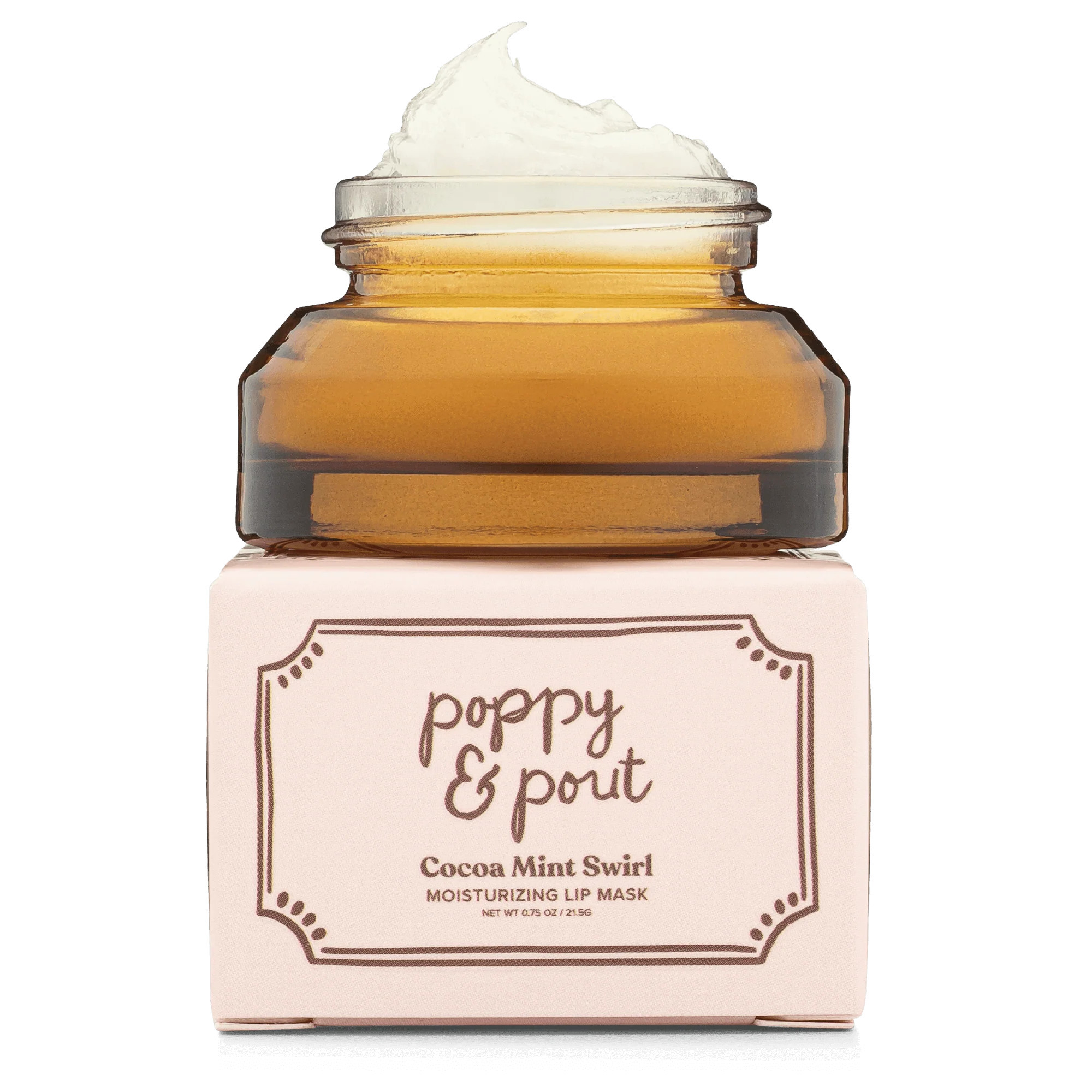 Limited Edition, Lip Mask, Holiday, Cocoa Mint Swirl | Poppy & Pout