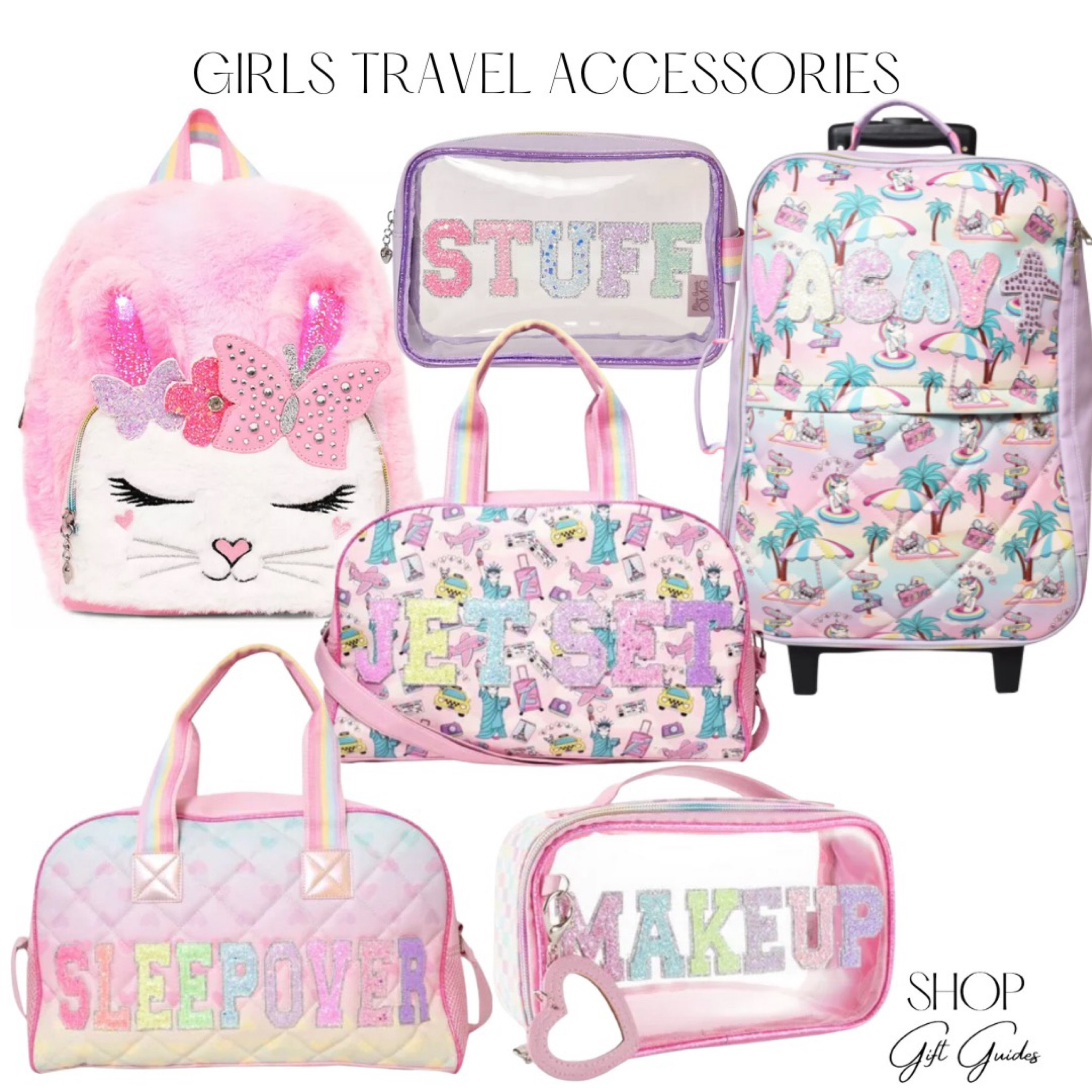 Girls travel accessories! OMG accessories are so cute for little girls for sleepovers at grandma and grandpas or traveling with the family to a vacation! 

#LTKfamily #LTKkids #LTKtravel