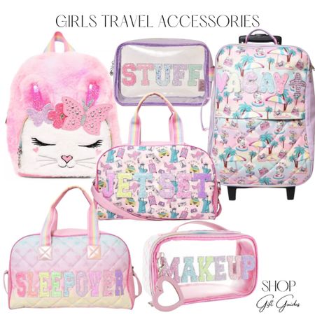 Girls travel accessories! OMG accessories are so cute for little girls for sleepovers at grandma and grandpas or traveling with the family to a vacation! 

#LTKfamily #LTKkids #LTKtravel