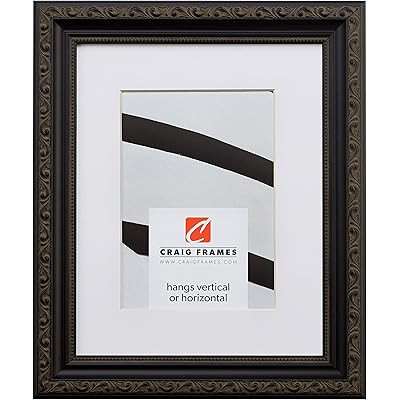 Craig Frames Ancien Ornate, Antique Black Picture Frame, 11 by 14-Inch | Amazon (US)