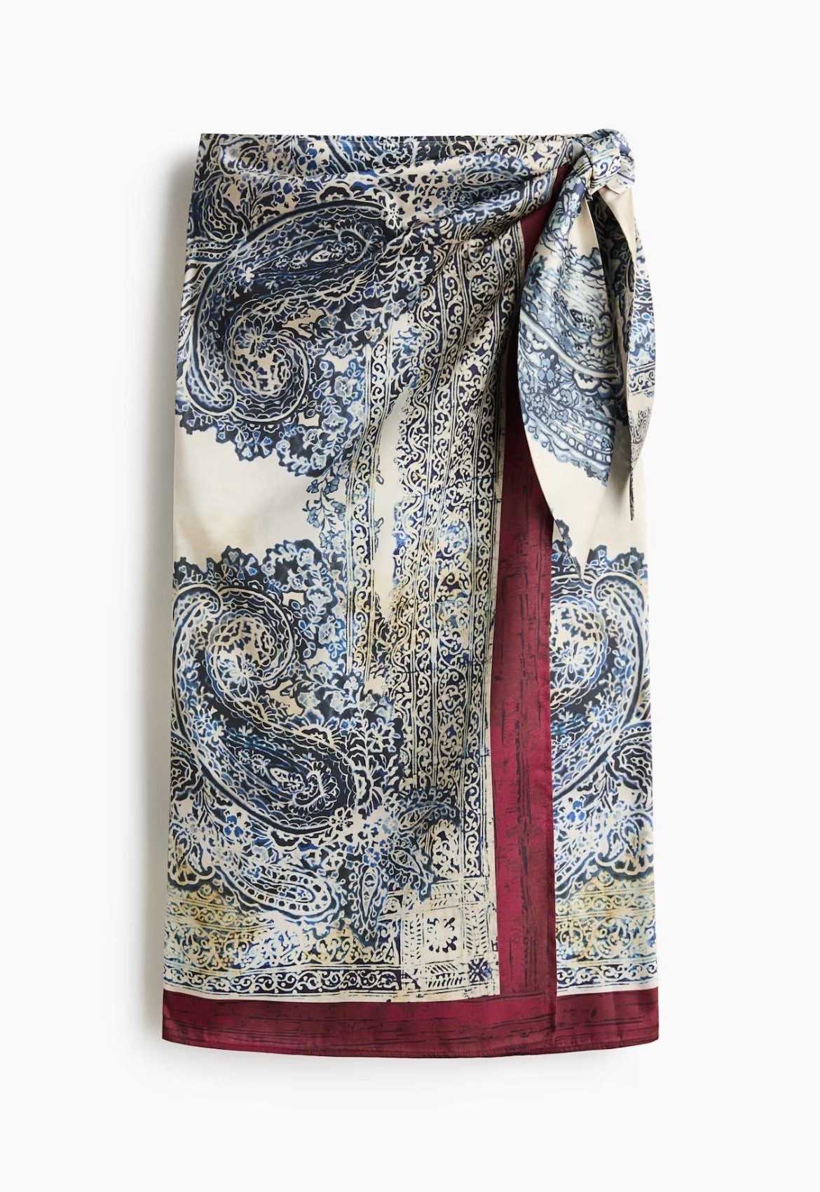 Paisley satin wrap skirt

#LTKSeasonal