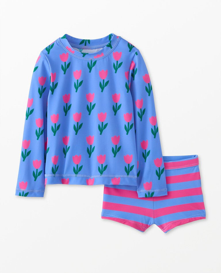 Mixie Rash Guard Top & Short Set | Hanna Andersson