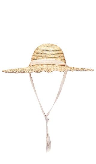 Lack of Color Scalloped Dolce Hat in Straw from Revolve.com | Revolve Clothing (Global)