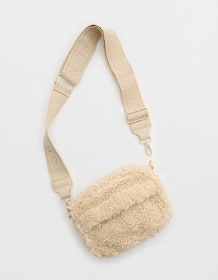 OFFFLINE By Aerie Sherpa Makin' Moves Crossbody Bag | American Eagle Outfitters (US & CA)