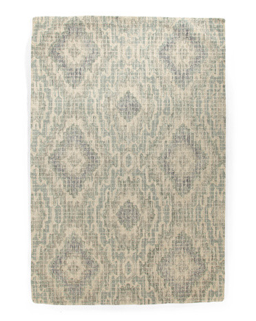 5x7 Hooked Contemporary Wool Area Rug | TJ Maxx