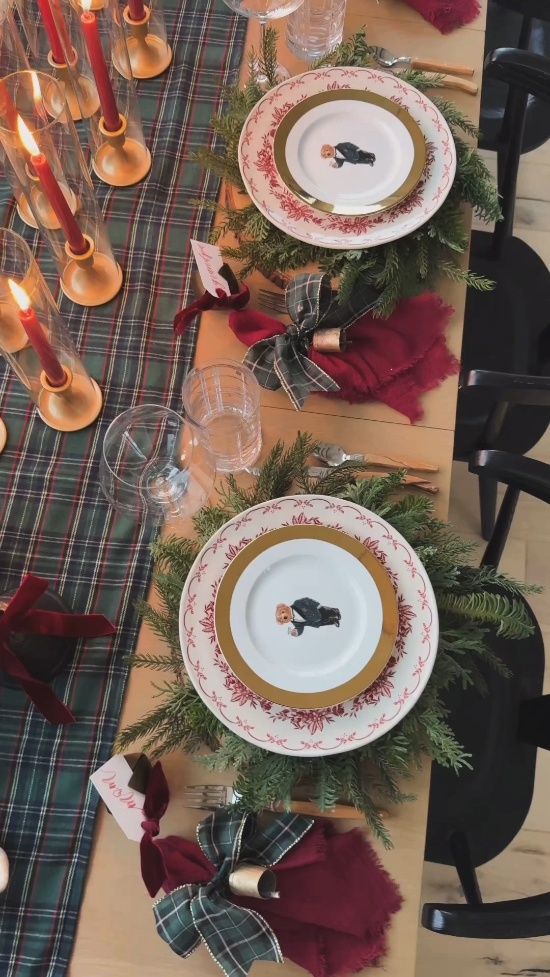 Ralph Lauren Christmas table styling🐻🍸🕯️🔔

Holiday
Party
Entertaining 
Home decor 

#LTKHome #LTKHoliday