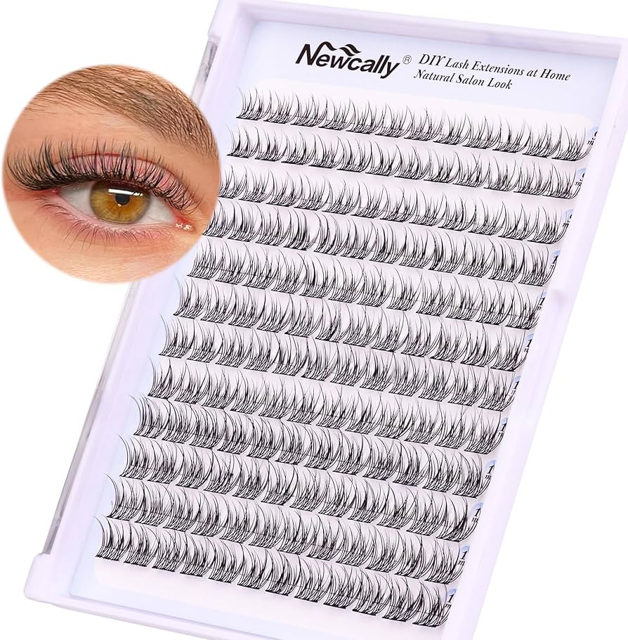 Natural Lash Clusters DIY Eyelash Extension Wispy 144 Pcs Individual Cluster Lashes Extension at ... | Amazon (US)