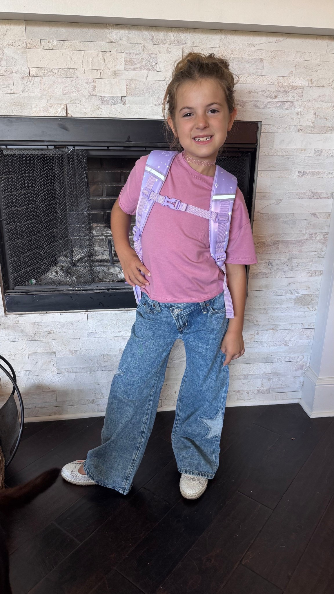 Girls back to school outfit // baggy jeans with crossover waistband // basic tee // old navy kids // Nordstrom sale // Amazon backpack 

#LTKStyleTip #LTKKids