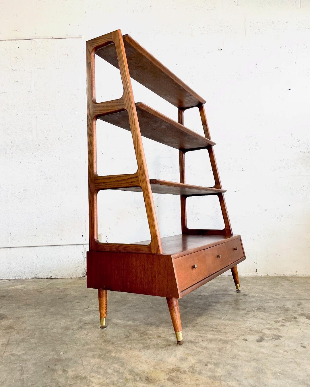 Mid Century Modern Bookcase - Etsy | Etsy (US)