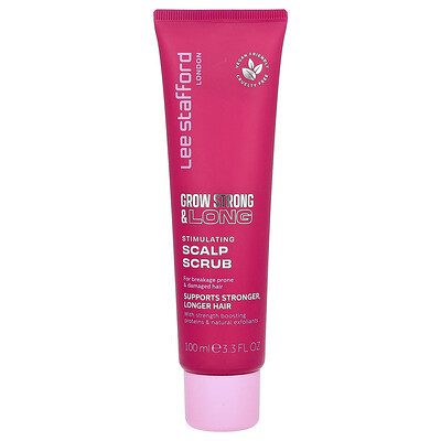 Lee Stafford, Grow Strong & Long, Stimulating Scalp Scrub, 3.3 fl oz (100 ml) | iHerb