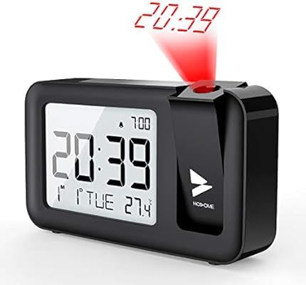 Hosome Projection Alarm Clock, Digital Projection Alarm Clock on Ceiling with Indoor Temperature ... | Amazon (US)