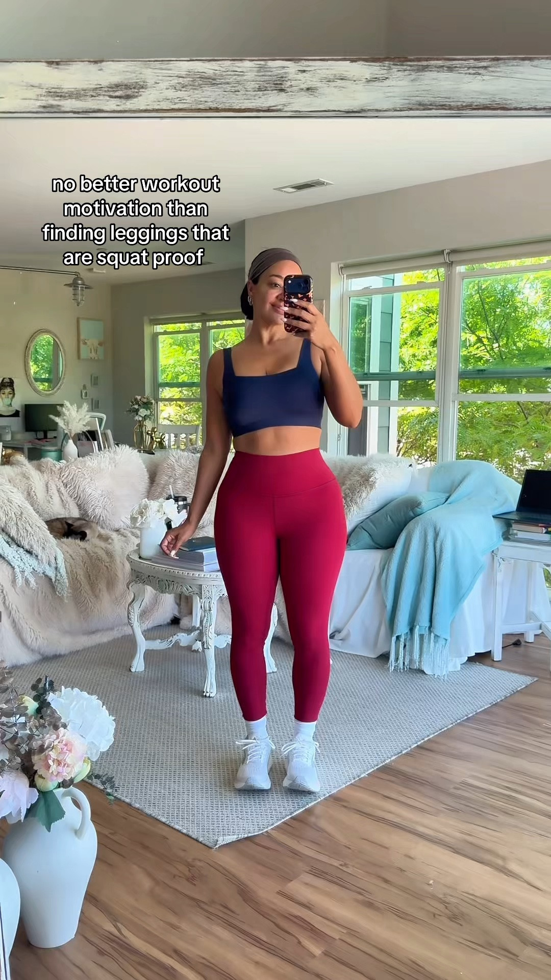 Nothing better than a cute workout outfit to motivate me to go to the gym 💪🏽 These leggings are SO SOFT, thick and squat proof for the curves

#LTKOver40 #LTKActive #LTKselfcare