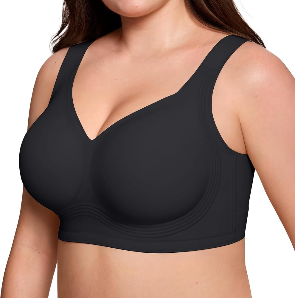 ProKloud Jelly Bras for Plus Size Women Wireless Full Coverage No Underwire | Amazon (US)