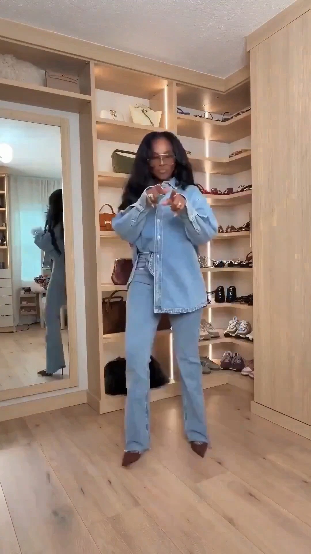 Scroll to shop denim on denim outfit Inspo