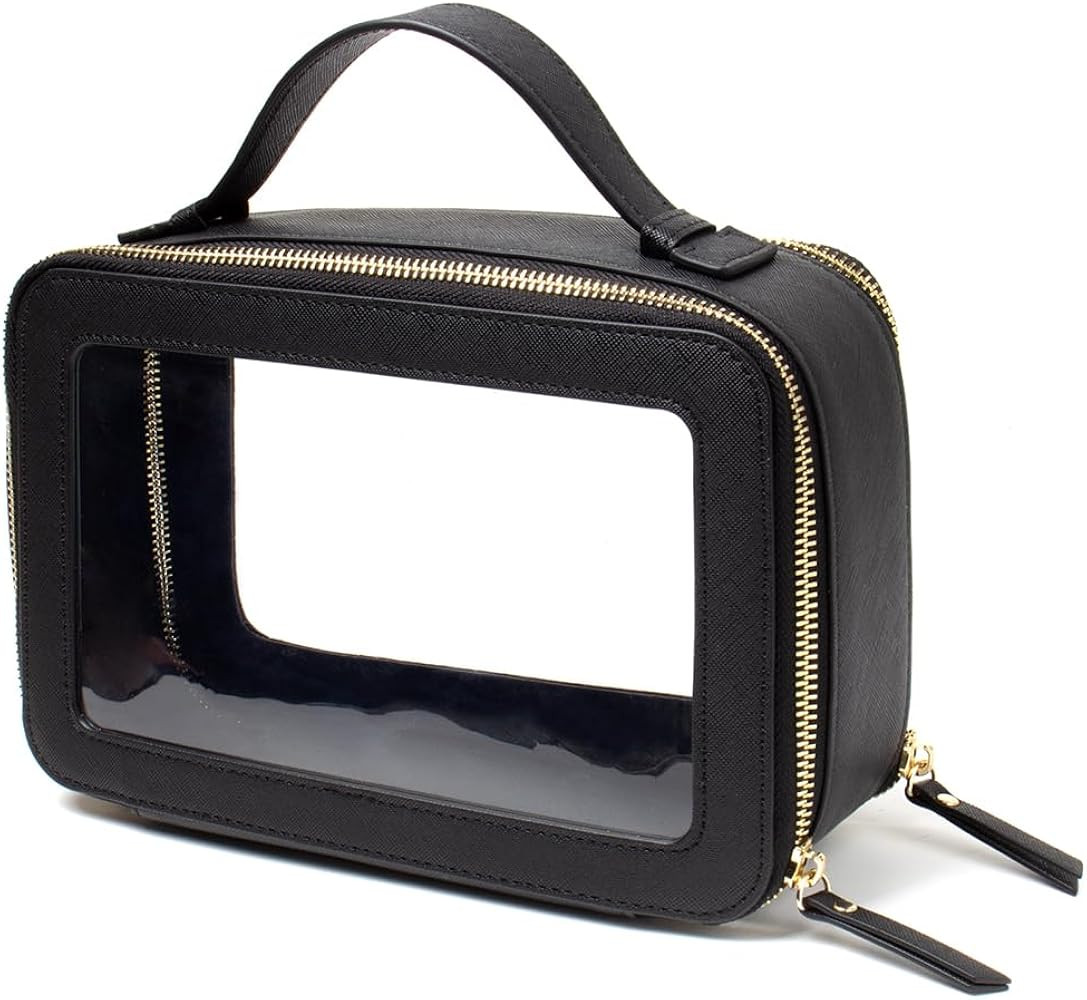 FFpaw Clear Makeup Bag Organizer, TSA Approved Portable Travel Toiletry Bag Multipurpose Cosmetic... | Amazon (US)