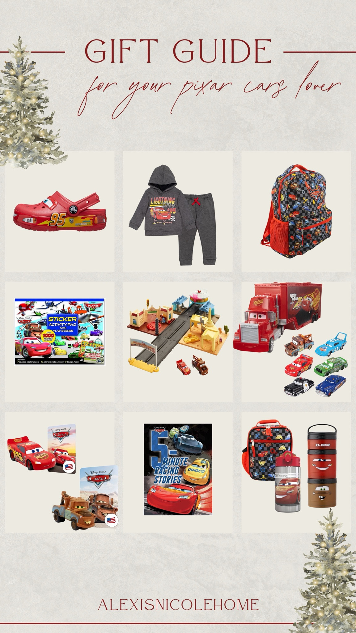 A gift guide for all the Pixar Car loving kids 🤍🏁 

#LTKSeasonal #LTKGiftGuide #LTKKids