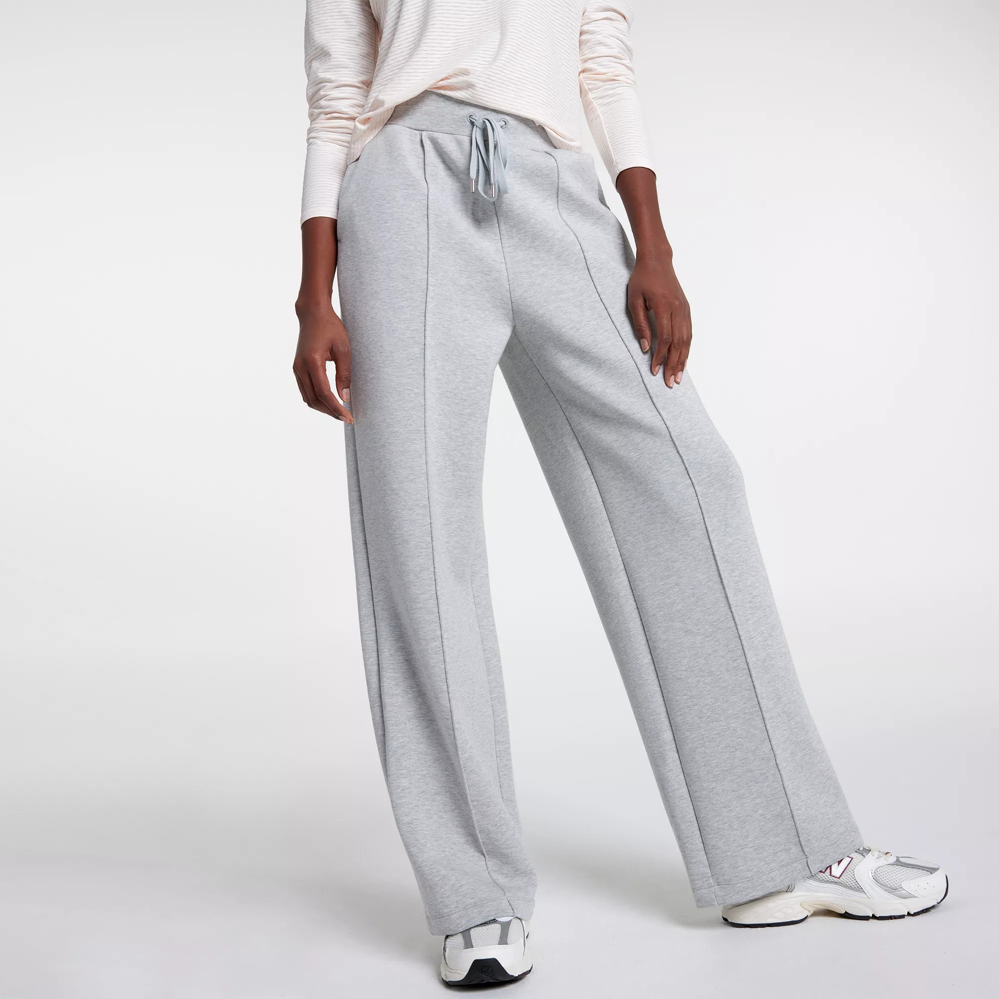 CALIA Women's Soft Scuba Wide Leg Pant, Large, Light Heather Grey | DICK'S Sporting Goods