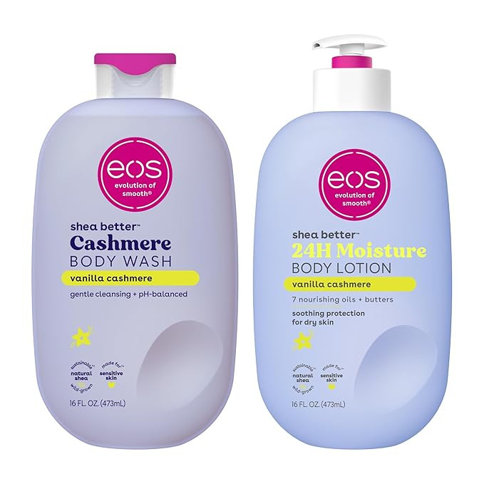 eos Shea Better Body Lotion+ Body Wash, Vanilla Cashmere | Amazon (US)