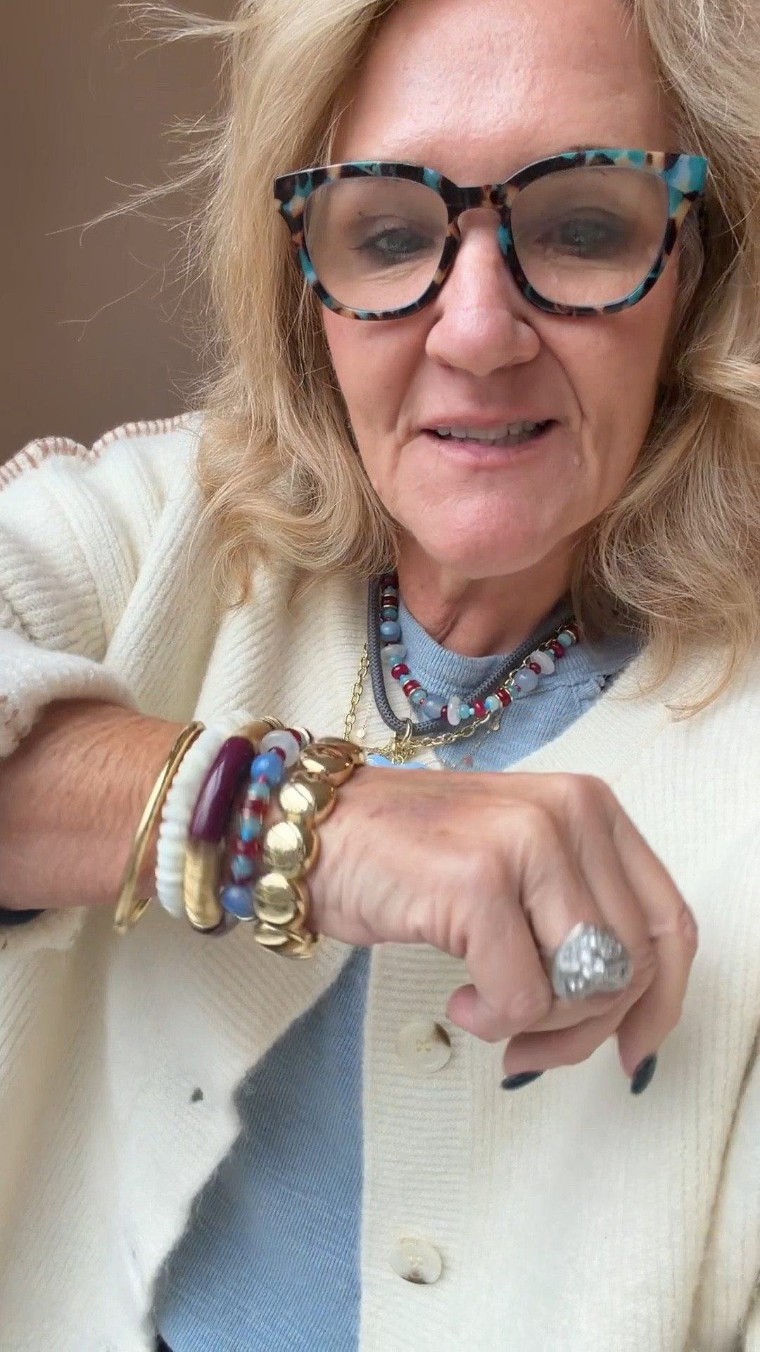 Jewelry 25% off code NANETTE25 
Sweater is quite oversized I’m in a medium you could prob size down 
Size medium in tee 
Medium petite in spanx cords they are on sale 
Sneakers tts 

#LTKootd #LTKSaleAlert #LTKOver40