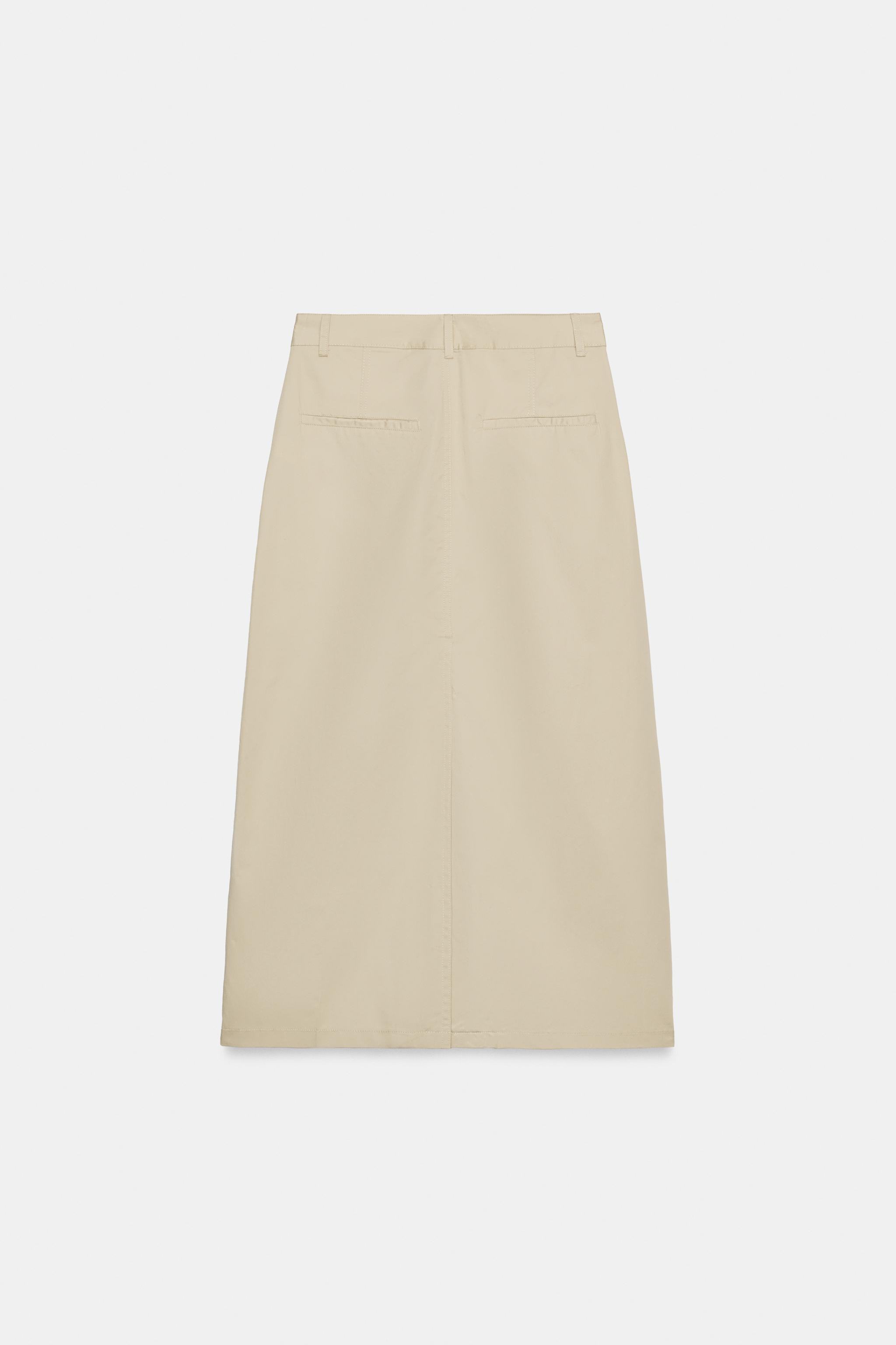 PLEATED MIDI SKIRT | Zara US
