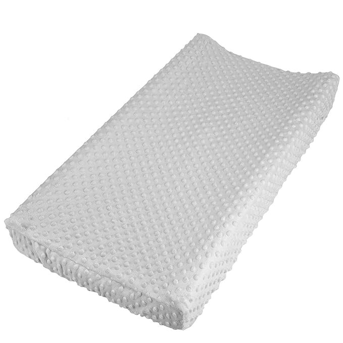 NOZAAM Baby Minky Dot Changing Pad Cover Ultra Soft Changing Table Pad Cover for Diaper Changing ... | Amazon (US)