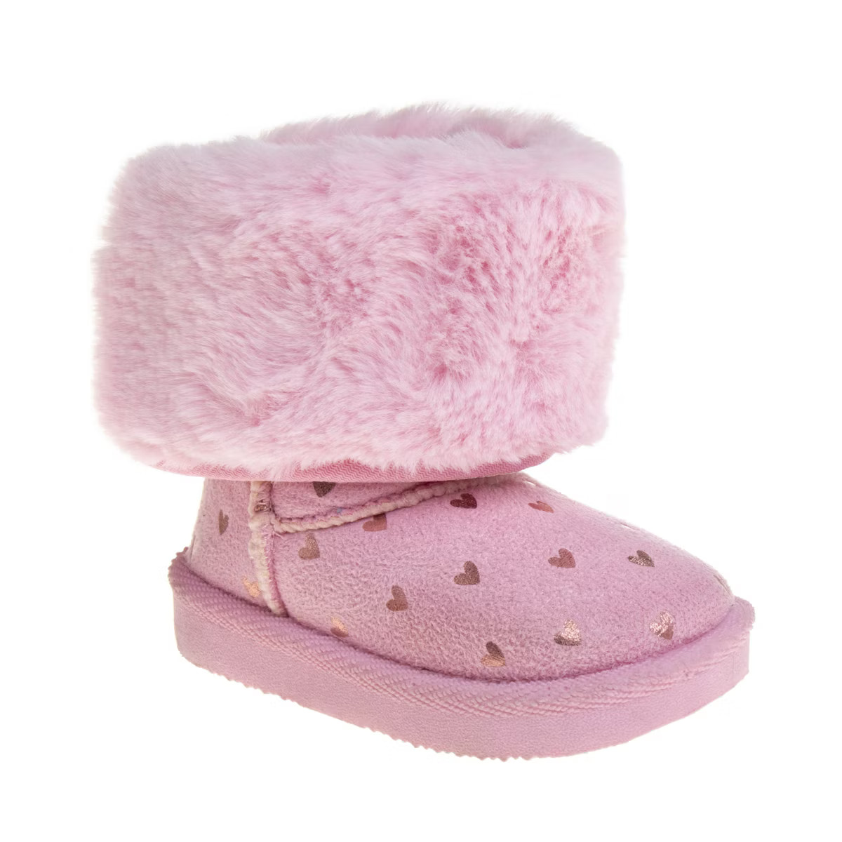 Josmo Toddler Girls Stars Winter Boots Cozy Faux Fur Shearling Booties (Toddler) | Target