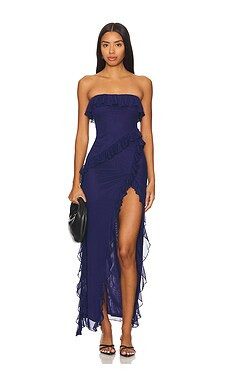 MORE TO COME Frankie Maxi Dress in Navy from Revolve.com | Revolve Clothing (Global)