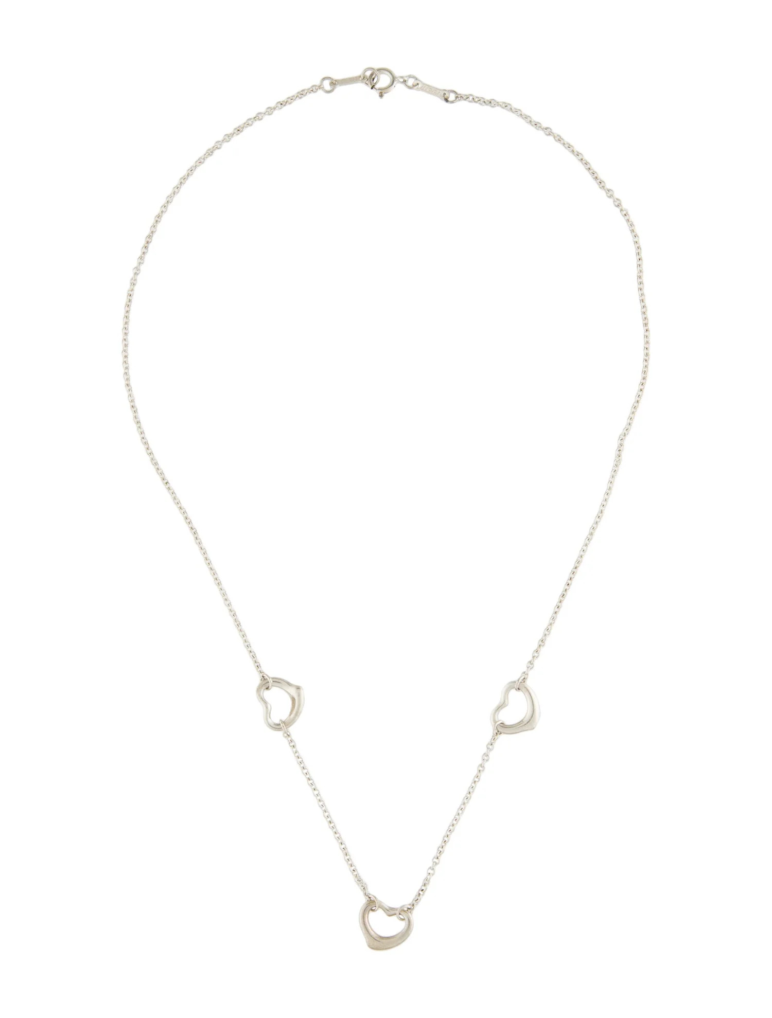 Open Heart Station Necklace | The RealReal