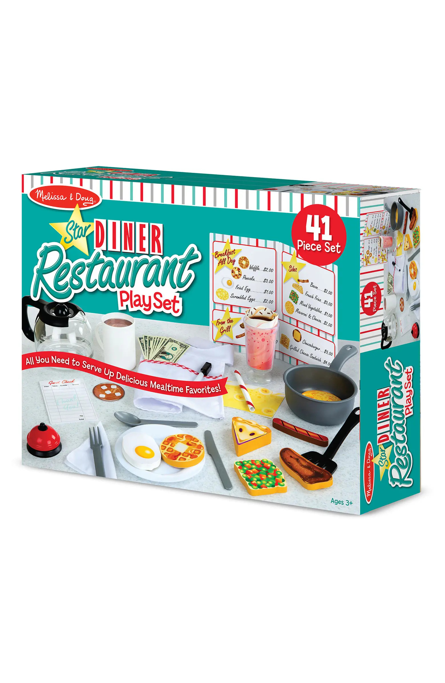 41-Piece Star Diner Restaurant Play Set | Nordstrom