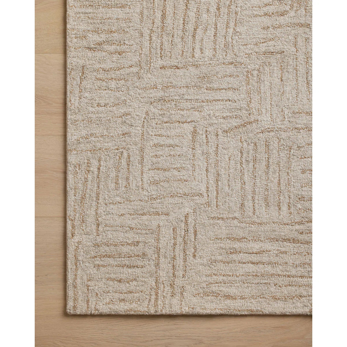 Chris Loves Julia x Loloi Polly Smoke / Sand Area Rug | Wayfair North America