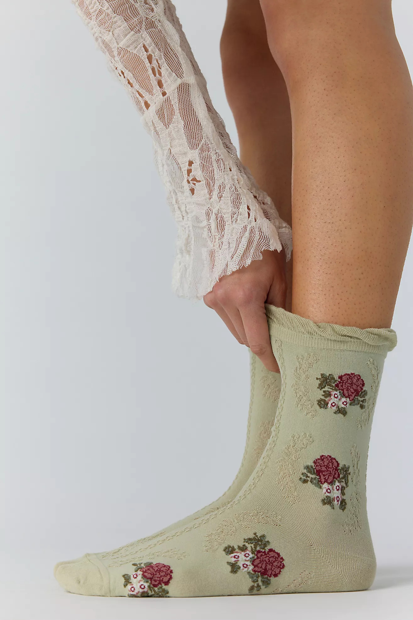 Wildflower Trouser Socks | Free People (Global - UK&FR Excluded)