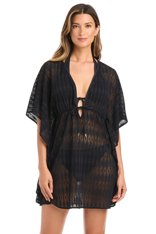 Sunkissed Crochet Caftan Coverup | Bleu Rod Beattie