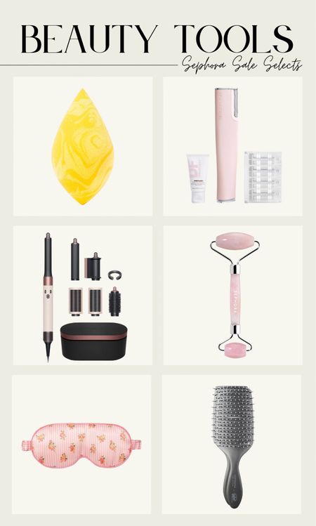 The Sephora sale is officially live!!! I’m so excited to stock up on my favorite finds and try a few new things! Here are my favorite beauty tools that I recommend 🫶🏻 

Sephora sale, Sephora vib sale, 2024 Sephora spring sale, Dyson air wrap, dermaplane, gua sha, makeup sponge, eye mask #beautyessentials #sephorabeauty #sephorasale  

#LTKSeasonal #LTKbeauty #LTKxSephora