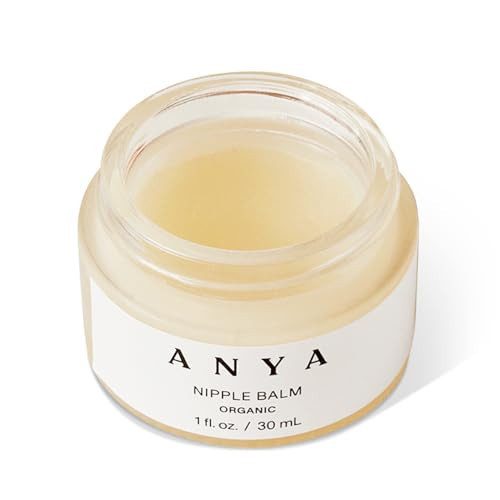 ANYA Organic Nipple Balm for Breastfeeding - 100% Vegan, Organic, Lanolin-Free. Soothes Itchy, Chapped Nipples & Keeps Skin Hydrated & Elastic. Postpartum Essentials Gift | Amazon (US)