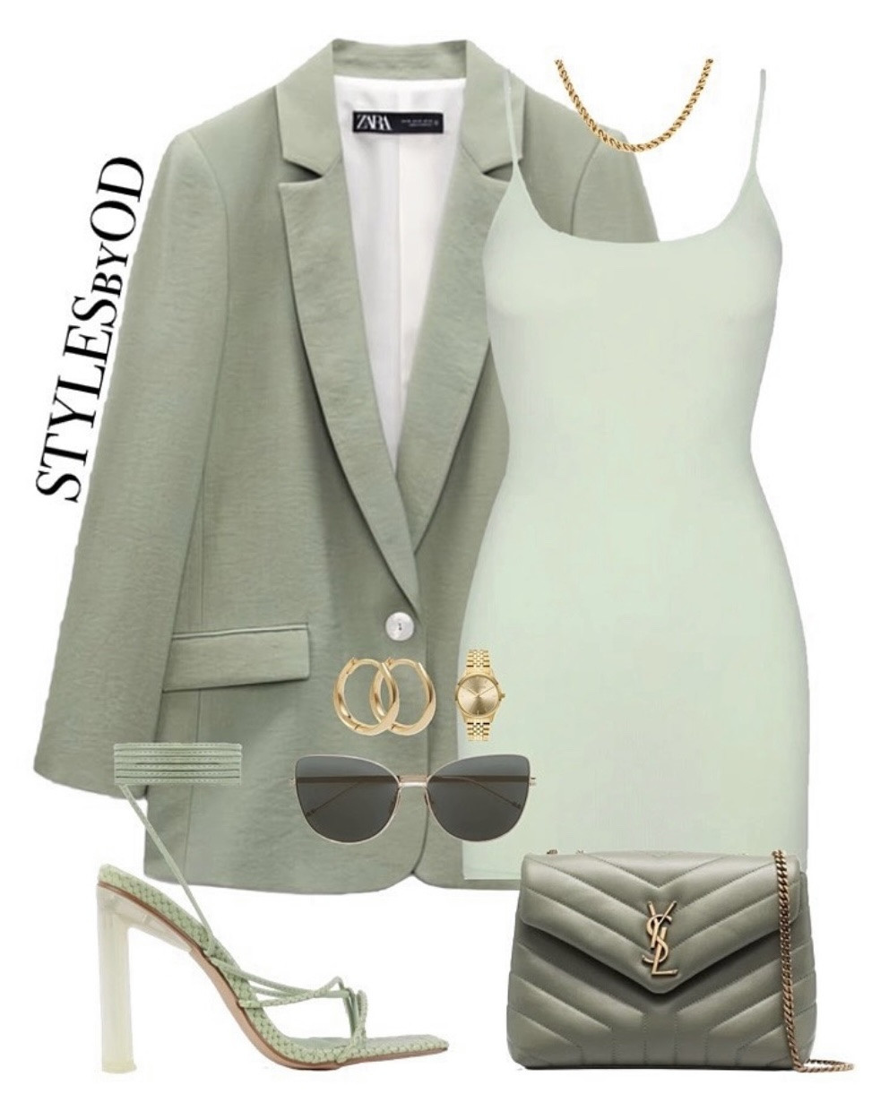This monochromatic sage green outfit is perfect for a effortlessly chic summer date🍈🍸

#LTKfashion #LTKstyletip monochromatic outfit ideas, how to style a Zara blazer, tonal dressing trend, minimalist fashion, clean girl evening style, modern feminine, capsule wardrobe inspiration

#LTKsale #LTKdatenight #LTKstyletip