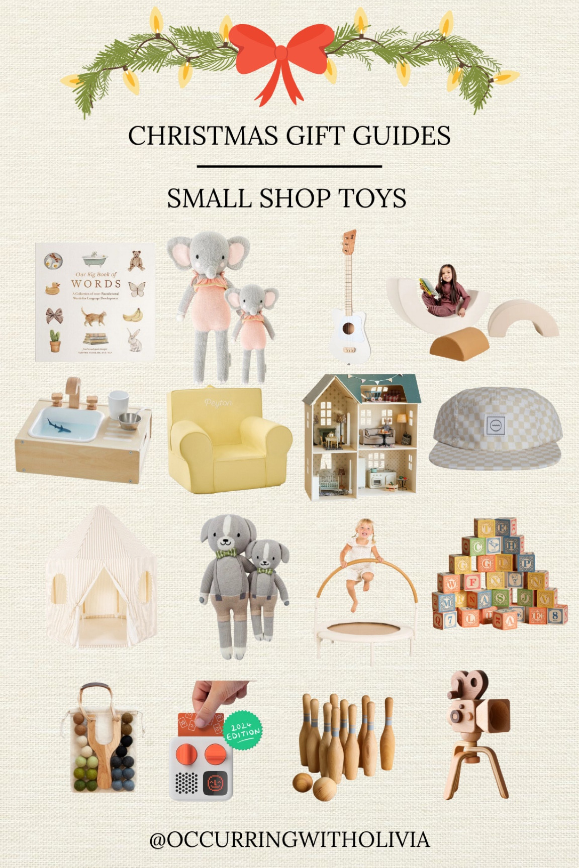 Christmas Gift Ideas for Children from Small Shops

Cuddle and Kind Montessori Books Gathre Guitar Play Sink Play Tent Hat Dollhouse Bowling 

#LTKKids #LTKBaby #LTKHoliday