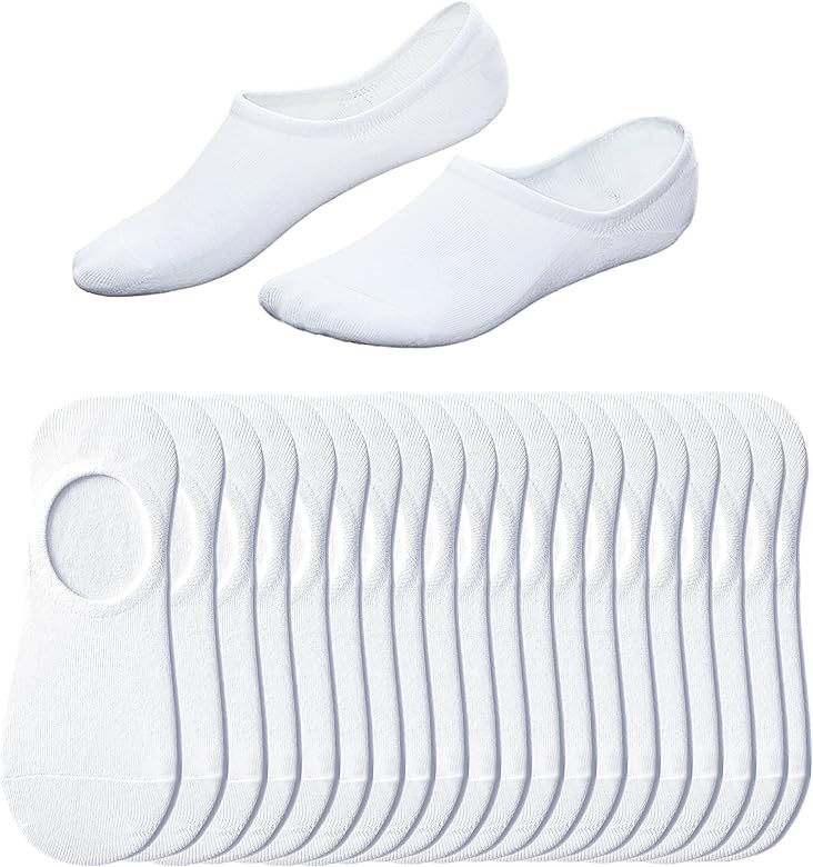 RICHBULL 20Pairs No Show Socks for Women & Men,Low Cut Socks Breathable Casual Socks Thin Sock No... | Amazon (US)