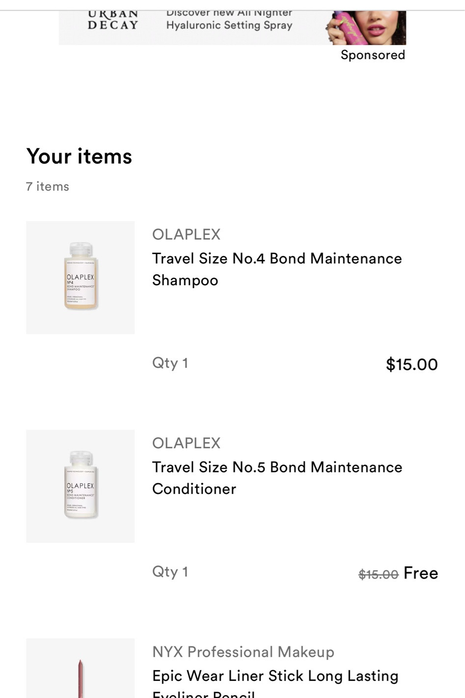 What I got Ulta sale! Olaplex BOGO and NYX buy two get one free and free gift with lip cream purchase 

#LTKSummerSales #LTKFindsUnder50 #LTKBeauty